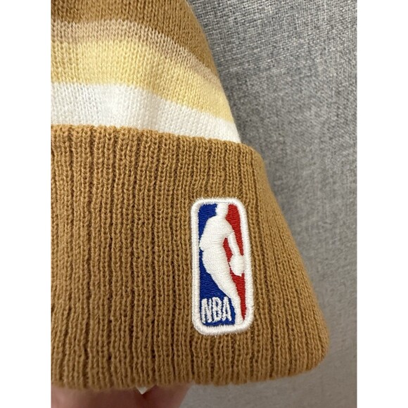 NWT New Era Chicago Bulls City Edition Beanie 2025 NBA Knit Hat Youth Tan $31.99 - Picture 4 of 4